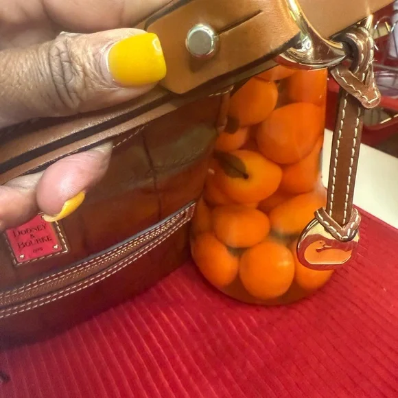 Dooney & Bourke Croc-Embossed Brown Shoulder Bag - Picture 16 of 16